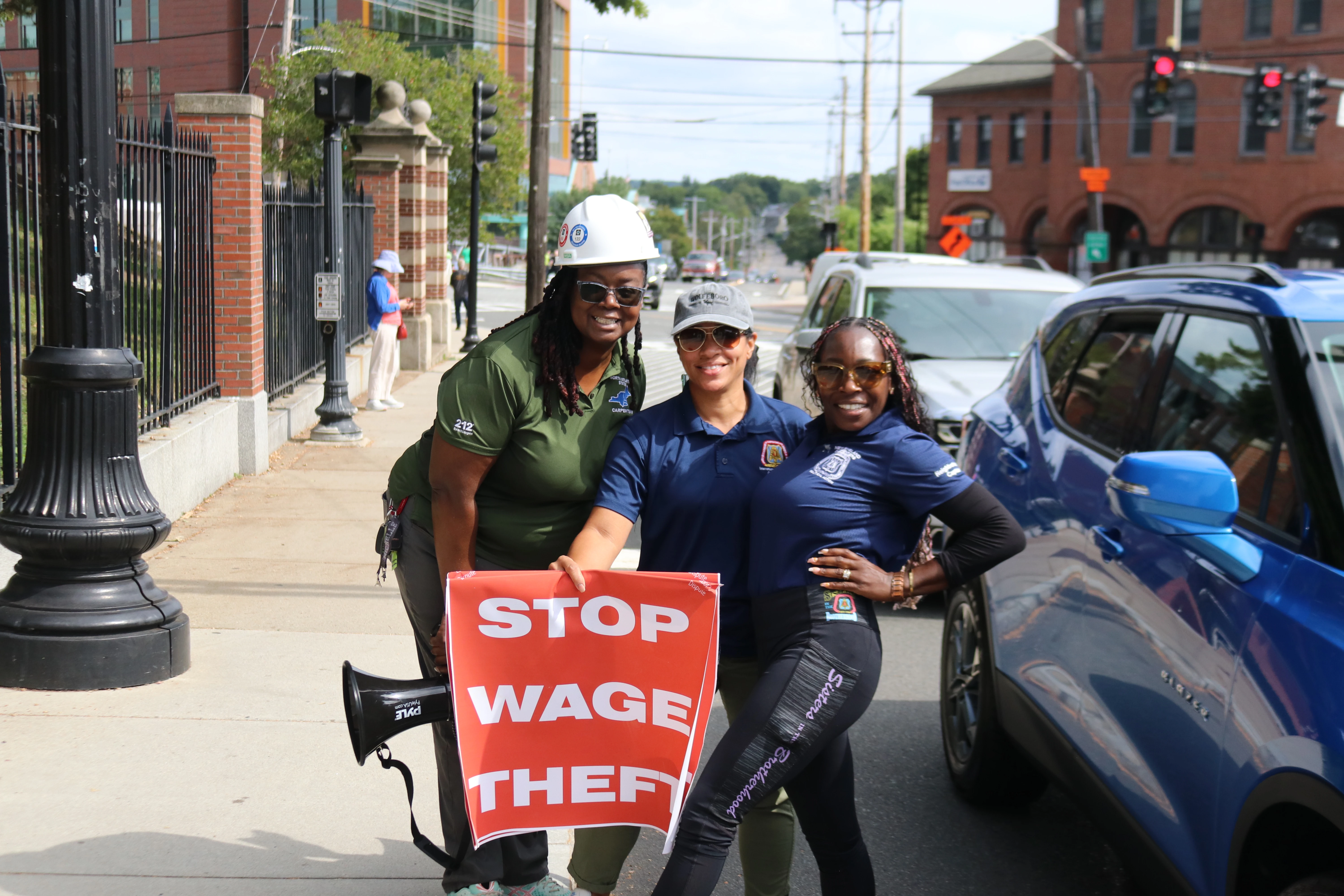 Wage theft standout